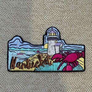 Stoney Clover Lane Destination Patch Nantucket Lighthouse Embroidered